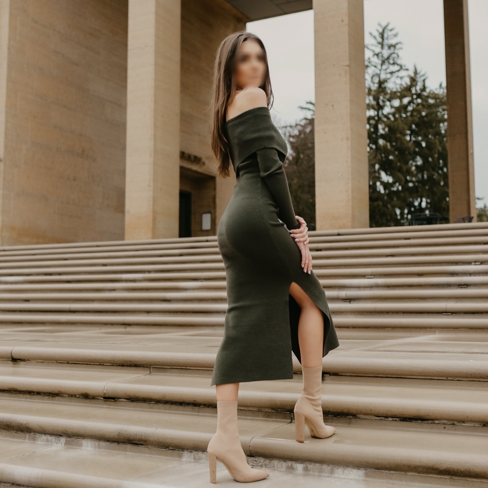 Revolve: Line & Dot Sylvie sweater midi dress